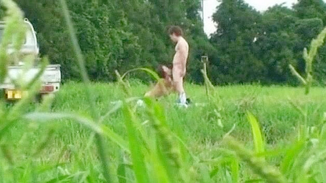 Japanese Model in Exotic Outdoor Doggy Style JAV