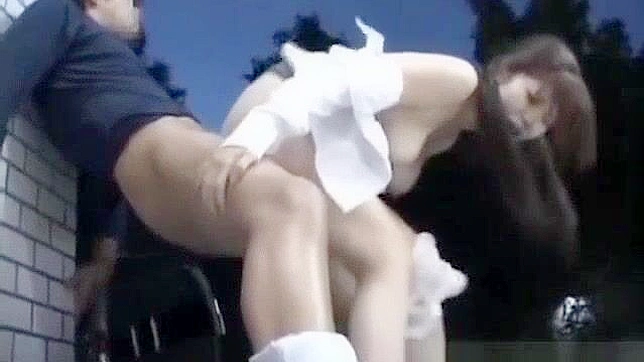 Japanese Beauty Gets Down and Dirty in Public