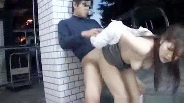 Japanese Beauty Gets Down and Dirty in Public