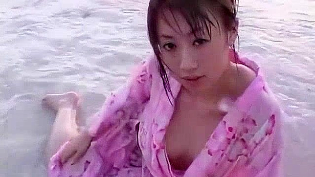 Japanese Model in Steamy Public JAV ~ Outdoor Fun at Its Best!