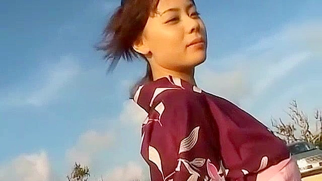 Japanese Model in Steamy Public JAV ~ Outdoor Fun at Its Best!