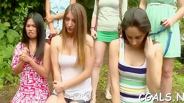 Pussy Licking Orgy in the Park, Wet and Wild Lesbian Adventure!