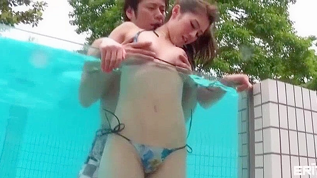 Japanese Beach Babe Sunbathing & Swimming in Bikini - Jap Sex Video