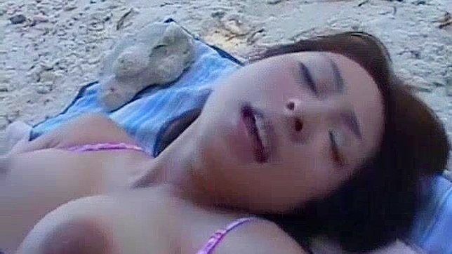 Japanese Girl with Big Tits in Horny Outdoor JAV Clip