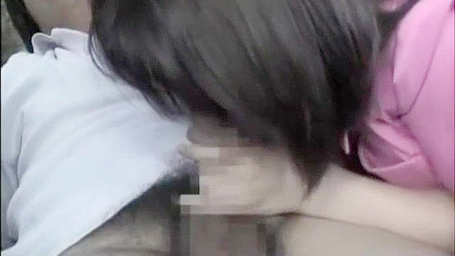 Exotic Cumshot with Japanese Slut - Handjob JAV Scene