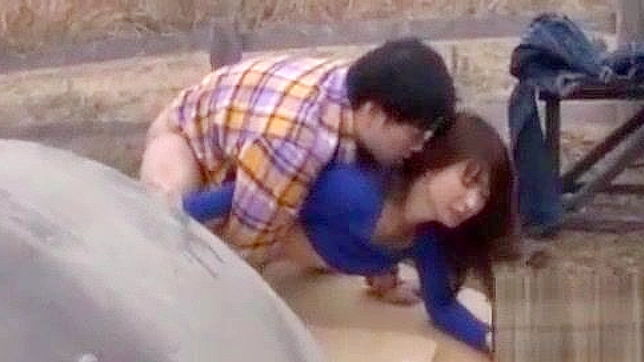 Jav Porn Video ~ Wet Cum-Hole Destroyed in Outdoors Fuck Session