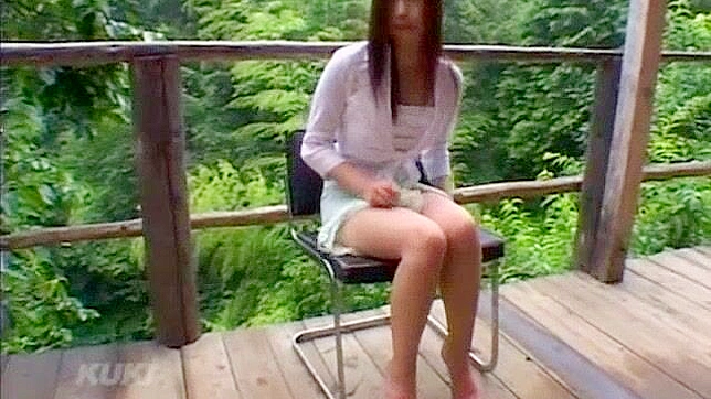 Japanese Pornstar Gets Facial in Exotic Outdoor Scene