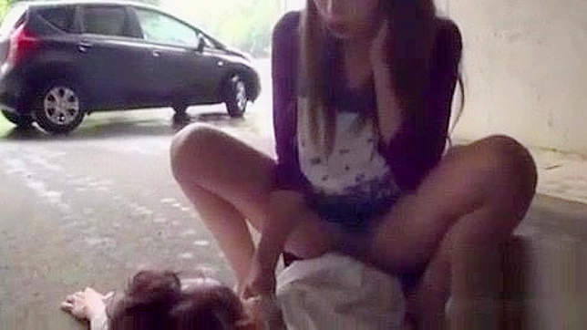 Jav Porn ~ Japanese Guy Pounds Girl's Pussy Outdoors for Intense Sex