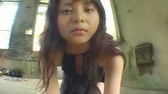 Japanese Whore with Small Tits Stuns in Outdoor JAV Film