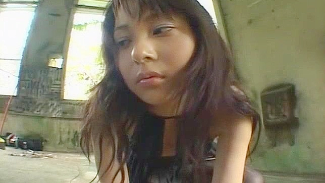 Japanese Whore with Small Tits Stuns in Outdoor JAV Film