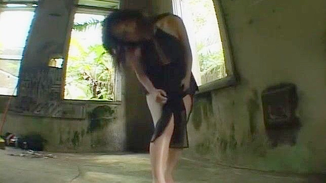 Japanese Whore with Small Tits Stuns in Outdoor JAV Film