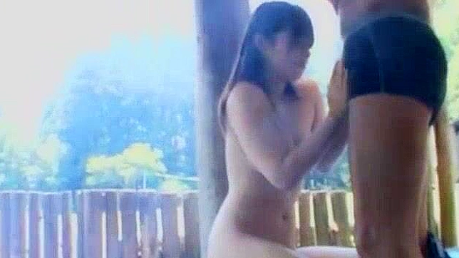 Japanese Pornstar in Exotic Outdoor JAV Movie