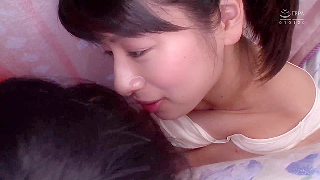 Two horny JAV stars make their roommate's XXX dreams come true