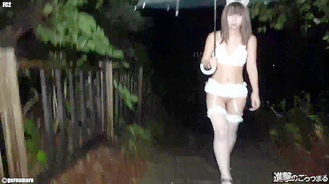 Passionate Japanese Babe Gets Roughly Pounded by Sexy Stranger in the Street!