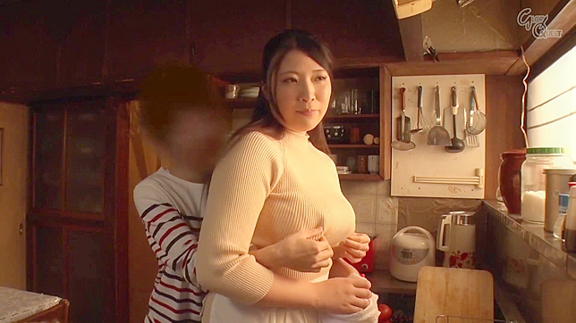 Japanese MILF's Secret Desire - Son's Hard Cock in Her Tight Ass!