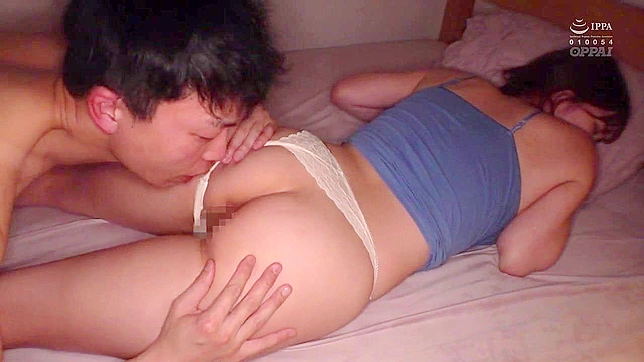 Japanese Hottie with Huge Tits Sucks Roommate's Cock, Gets Fucked in Pink Pussy!