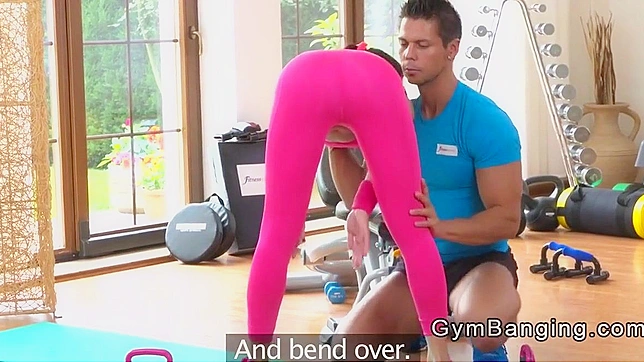 J AV Fucktoy Stretches and Gets Nailed in the Gym ~ A Thrilling 18+ Experience