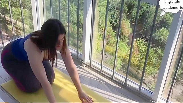 Jap Fucking Frenzy ~ Hot Asian Girl in Yoga Pants Goes Wild!