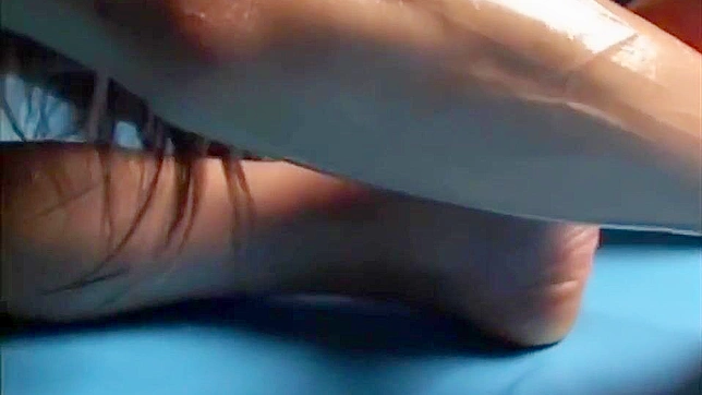 Asian Gymnast Stretching ~ Oiled-Up Flexibility in Full View