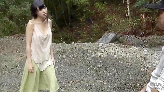 Japanese Beauty Deep in the Mountains ~ Forced to Submit in the Open Air