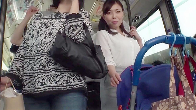 Luscious Housewives on the Bus ~ Caught with a Cock!