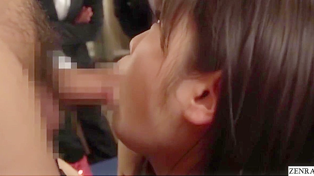 Miki Sunohara's Enchanting Jav Blowjob and Rimjob Show with Audience