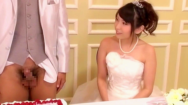 Fulfill Your Wildest Fantasies with a Sexy Bride, Two Friends, and a Lucky Groom at a Japanese Wedding!