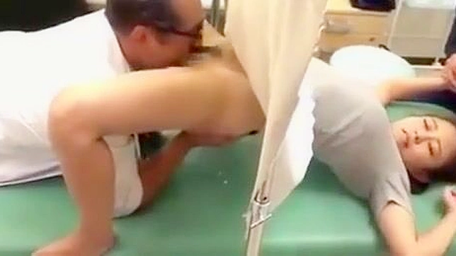 Japanese MILF undergoes extreme medical treatment with perverted doctor