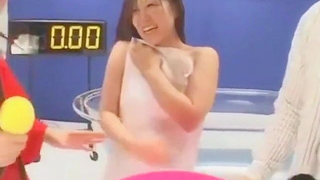 Japanese Enchantress Takes on the Naughty Hot Water Game Show Challenge