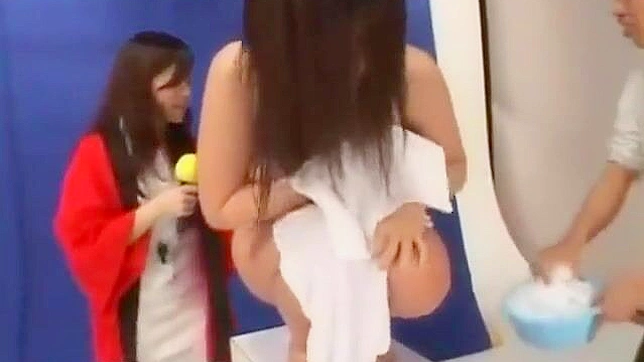 Japanese Enchantress Takes on the Naughty Hot Water Game Show Challenge