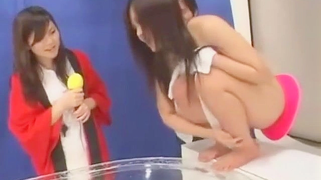 Japanese Enchantress Takes on the Naughty Hot Water Game Show Challenge