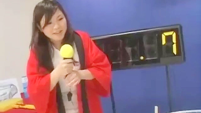 Japanese Enchantress Takes on the Naughty Hot Water Game Show Challenge