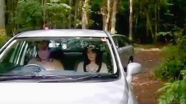 Japanese Car Cuckold ~ Watch an Awe-Stricken Husband Witness his Wife's Wild Ride with a Stranger!