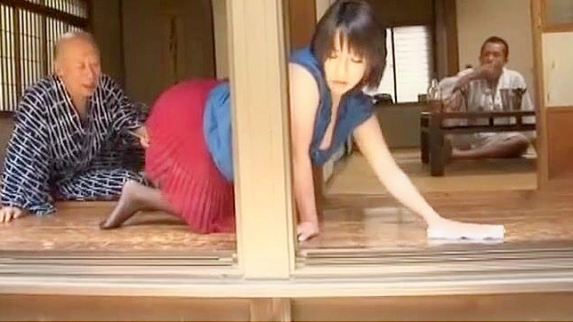 Japanese Siren Yuki Maeda and Yuuna Hoshisaki's Luscious Big Tits in a Vintage JAV Movie