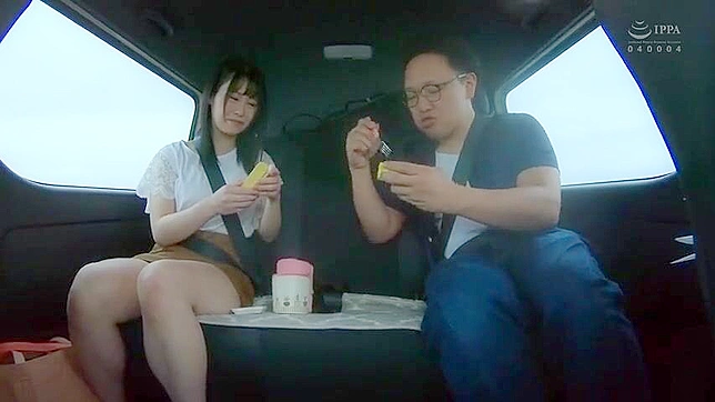 Japanese adult video star Erena Mizuhara caught on camera touching stranger's dick in a bus before having sex with another partner