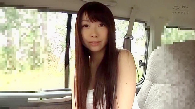 Japanese Schoolgirl Seduces with Footjob on Massive Dildo