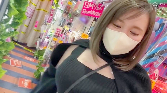 Japanese Girl's Humiliation - Pleasing Stranger's Cock in Public