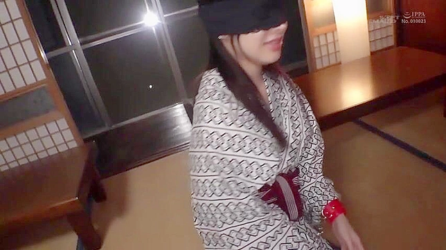 Busty Japanese Girl Gets Tied up and Eaten Out in Public Cafe