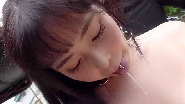 Japanese slut endures outdoor bondage and humiliation, desirable body squirming in luscious torture!