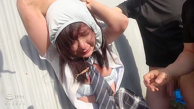 Humiliating Creampie - Japanese Girl Squirts with Stranger, Tied Up and Dirty