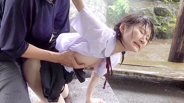 Japanese Teen Slave's Humiliating Fuck Session with Neighbor