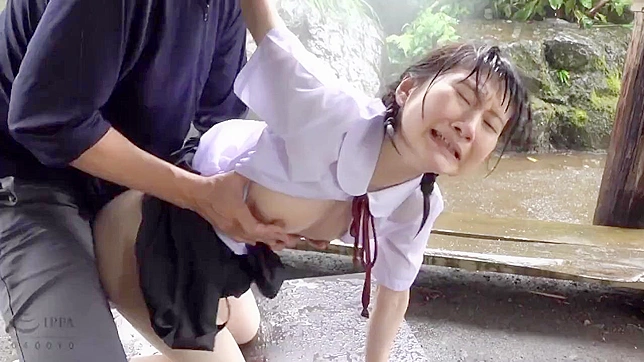 Japanese Teen Slave's Humiliating Fuck Session with Neighbor