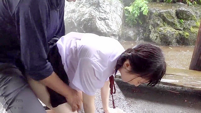 Japanese Teen Slave's Humiliating Fuck Session with Neighbor