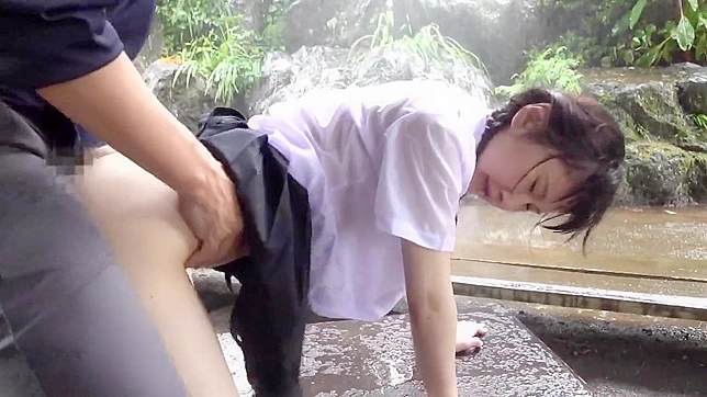 Japanese Teen Slave's Humiliating Fuck Session with Neighbor