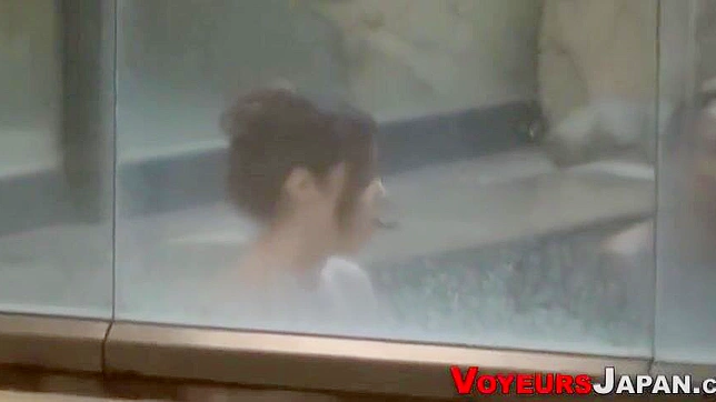 Relax with young Japanese babes in a luscious sauna bathtub!