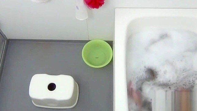 Watch This Asian Goddess Take a Sensual Bath While Masturbating!