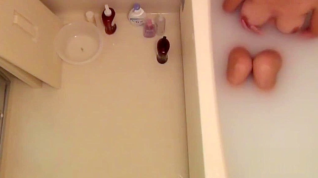 Watch This Asian Goddess Take a Sensual Bath While Masturbating!