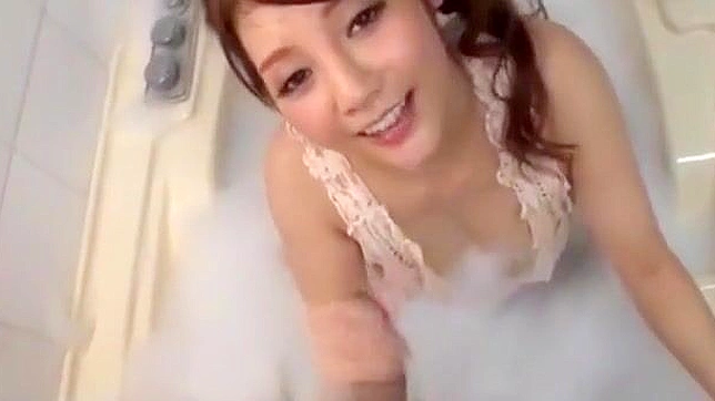 JAV Beauty Swallows Cum in Her Pretty Mouth - Must-Watchclip!