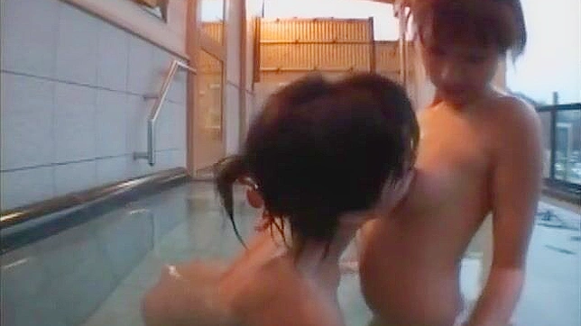 Cute Japanese Lesbians Take a Bath Together - Exclusive JAV Video!