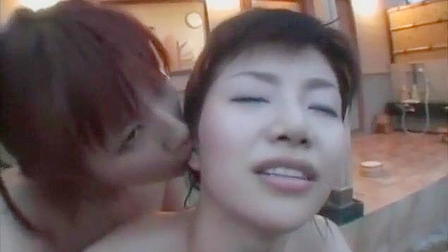 Cute Japanese Lesbians Take a Bath Together - Exclusive JAV Video!